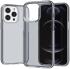 Apple iPhone 15 Pro Hoesje TPU Back Cover Grijs Transparant afbeelding 5