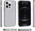 Apple iPhone 15 Pro Hoesje TPU Back Cover Grijs Transparant afbeelding 8