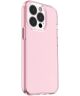 Apple iPhone 15 Pro Hoesje TPU Back Cover Roze Transparant