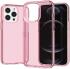 Apple iPhone 15 Pro Hoesje TPU Back Cover Roze Transparant afbeelding 4