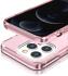 Apple iPhone 15 Pro Hoesje TPU Back Cover Roze Transparant afbeelding 5