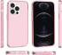 Apple iPhone 15 Pro Hoesje TPU Back Cover Roze Transparant afbeelding 6