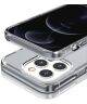 Apple iPhone 15 Pro Max Hoesje TPU Back Cover Grijs Transparant
