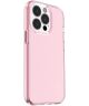Apple iPhone 15 Pro Max Hoesje TPU Back Cover Roze Transparant