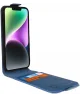 Rosso Element Apple iPhone 15 Pro Max Hoesje Verticale Flip Case Blauw