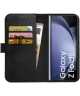 Rosso Element Samsung Galaxy Z Fold 5 Hoesje Book Case Wallet Zwart