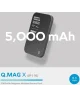 Momax 5.000 mAh Draadloze Powerbank met MagSafe Compact Zwart