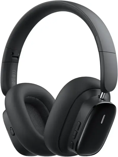 Baseus Bowie H1i Noise Cancelling Draadloze Koptelefoon ANC Zwart afbeelding 1