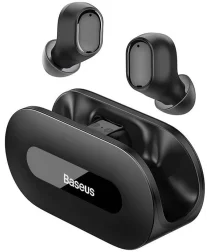 Baseus Bowie EZ10 Bluetooth Headset Draadloze Oordopjes Zwart