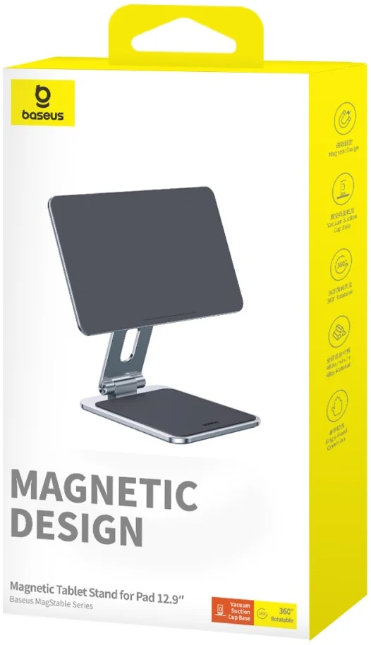 Baseus MagStable Magnetische Houder voor iPad/Tablet 12.9 Inch Grijs afbeelding 9
