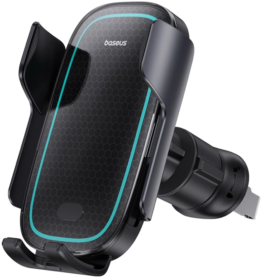 Baseus MilkyWay Telefoon Ventilatierooster Draadloos Opladen 15W Zwart afbeelding 1