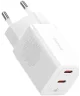 Baseus GaN5 Pro 40W Compacte Fast Charger Duo USB-C Wit