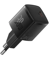 Baseus GaN5 30W Compacte Snellader USB-C PD Zwart
