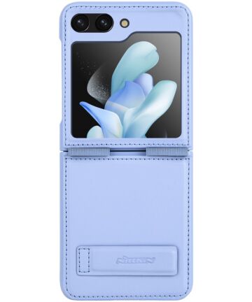 Nillkin Qin Samsung Galaxy Z Flip 5 Hoesje Back Cover Paars Hoesjes