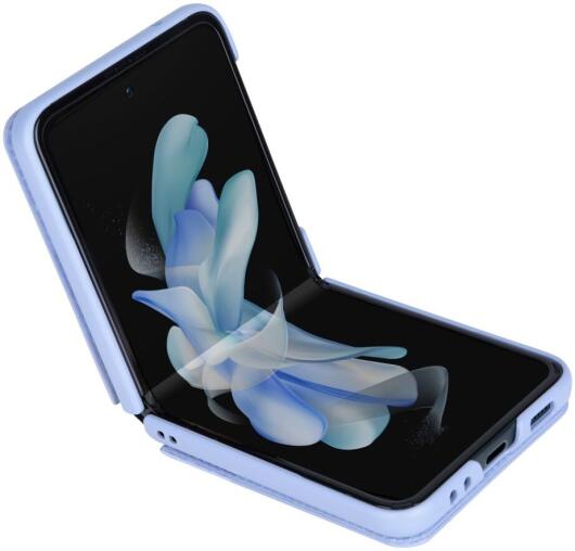 Nillkin Qin Samsung Galaxy Z Flip 5 Hoesje Back Cover Paars afbeelding 10