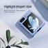 Nillkin Qin Samsung Galaxy Z Flip 5 Hoesje Back Cover Paars afbeelding 3