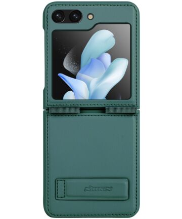Nillkin Qin Samsung Galaxy Z Flip 5 Hoesje Back Cover Groen Hoesjes