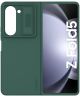 Nillkin CamShield Samsung Z Fold 5 Hoesje Silicone Camera Slider Groen