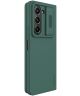 Nillkin CamShield Samsung Z Fold 5 Hoesje Silicone Camera Slider Groen