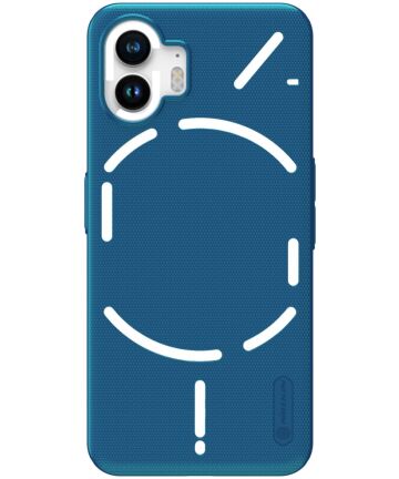 Nillkin Super Frosted Shield Nothing Phone (2) Hoesje Back Cover Blauw Hoesjes