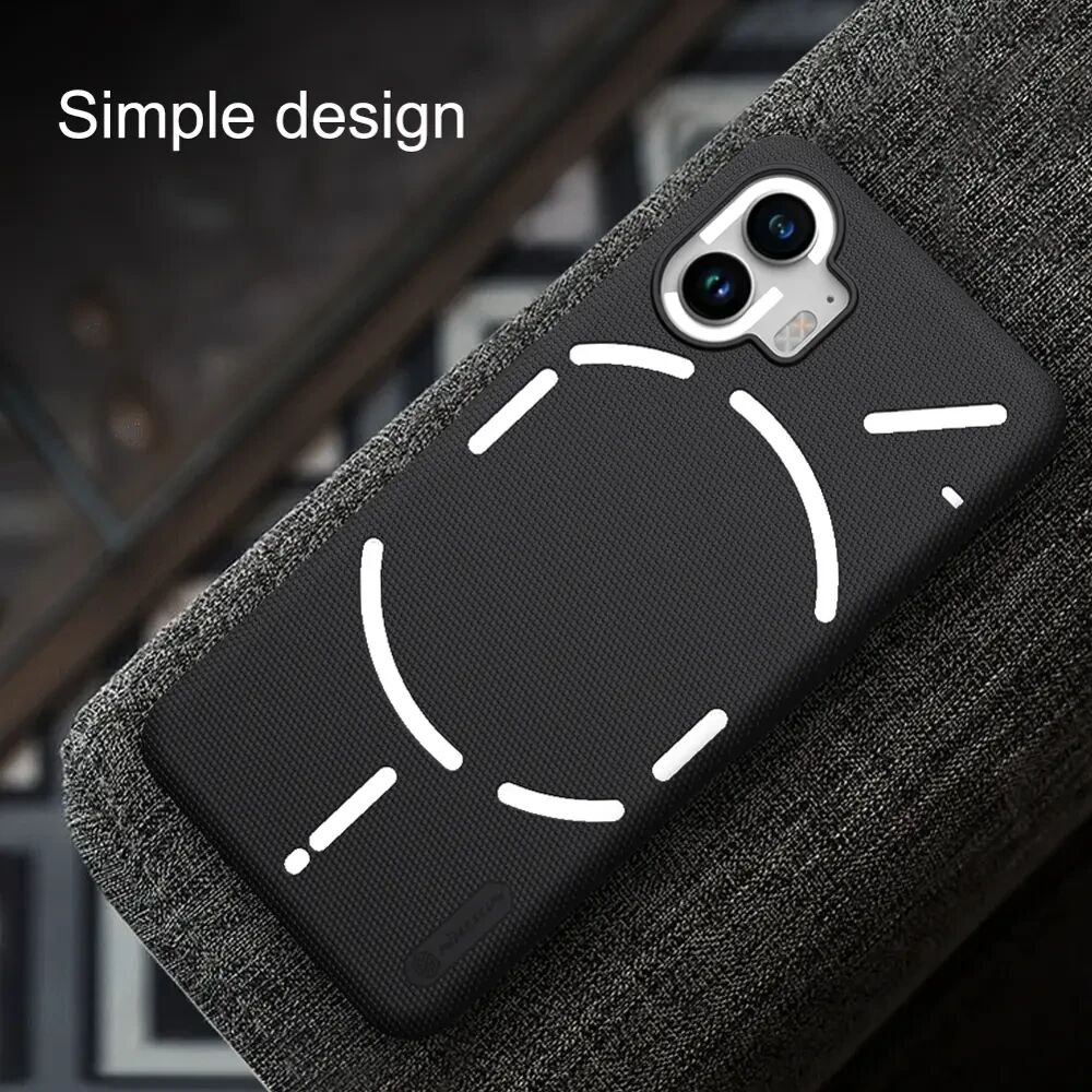 Nillkin Super Frosted Shield Nothing Phone (2) Hoesje Back Cover Blauw afbeelding 3