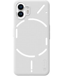 Nillkin Super Frosted Shield Nothing Phone (2) Hoesje Back Cover Wit
