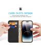 Dux Ducis Hivo Apple iPhone 15 Pro Hoesje RFID Book Case Zwart