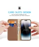 Dux Ducis Hivo Apple iPhone 15 Pro Hoesje RFID Book Case Bruin