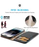 Dux Ducis Hivo Apple iPhone 15 Pro Max Hoesje RFID Book Case Zwart
