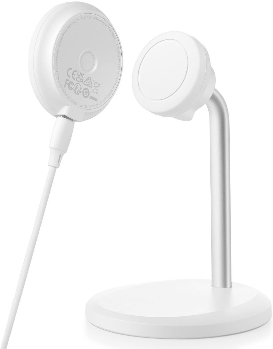 ESR HaloLock Shift MagSafe Telefoon Bureau Houder met Opladen 15W Wit afbeelding 13