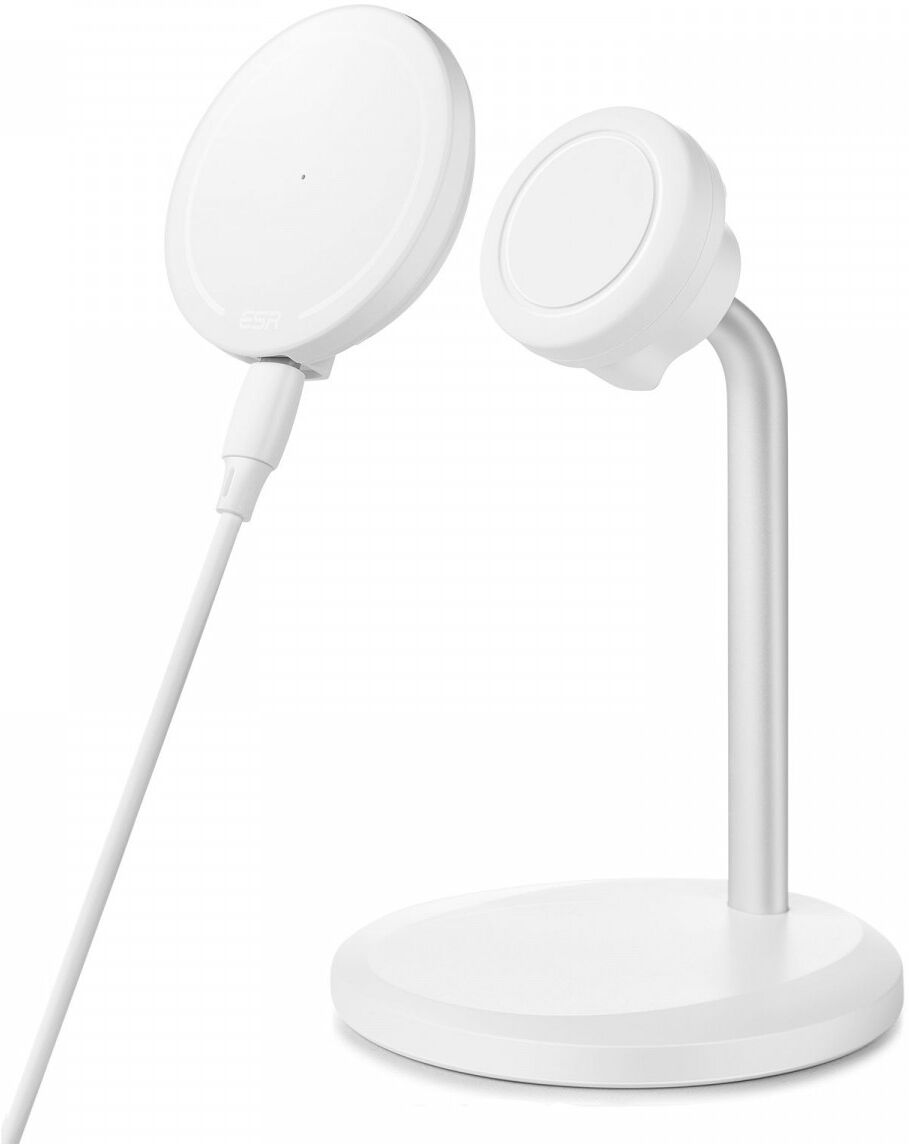 ESR HaloLock Shift MagSafe Telefoon Bureau Houder met Opladen 15W Wit afbeelding 2