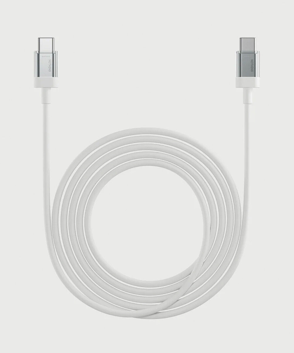Originele Nothing (R) USB-C naar USB-C Kabel 1.8 Meter 60W Wit afbeelding 3