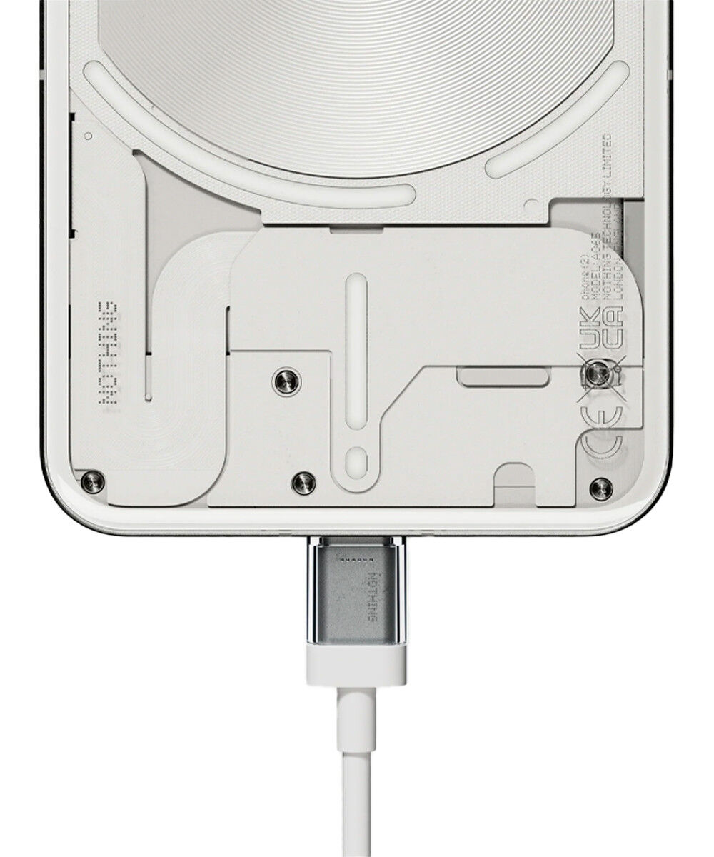 Originele Nothing (R) USB-C naar USB-C Kabel 1.8 Meter 60W Wit afbeelding 5