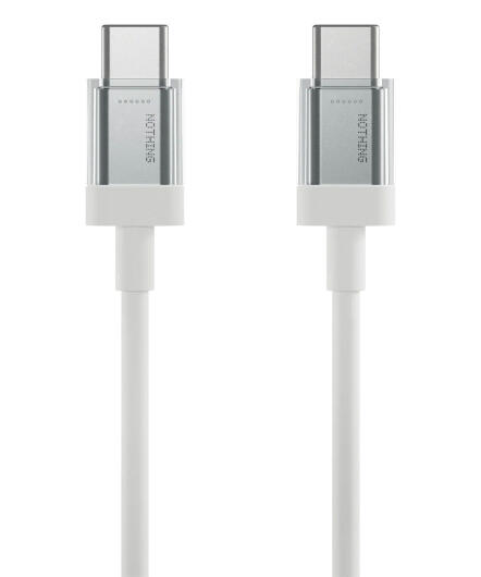 Originele Nothing (R) USB-C naar USB-C Kabel 1.8 Meter 60W Wit afbeelding 1