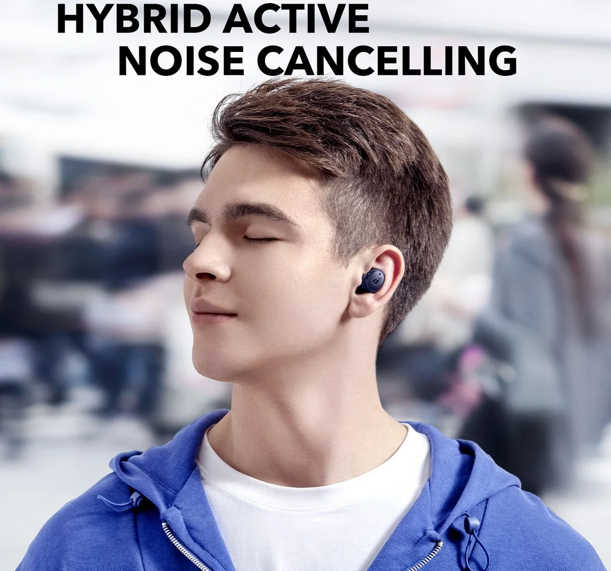 Anker SoundCore Life Dot 3i Active Noise Cancelling Oordopjes Zwart afbeelding 4
