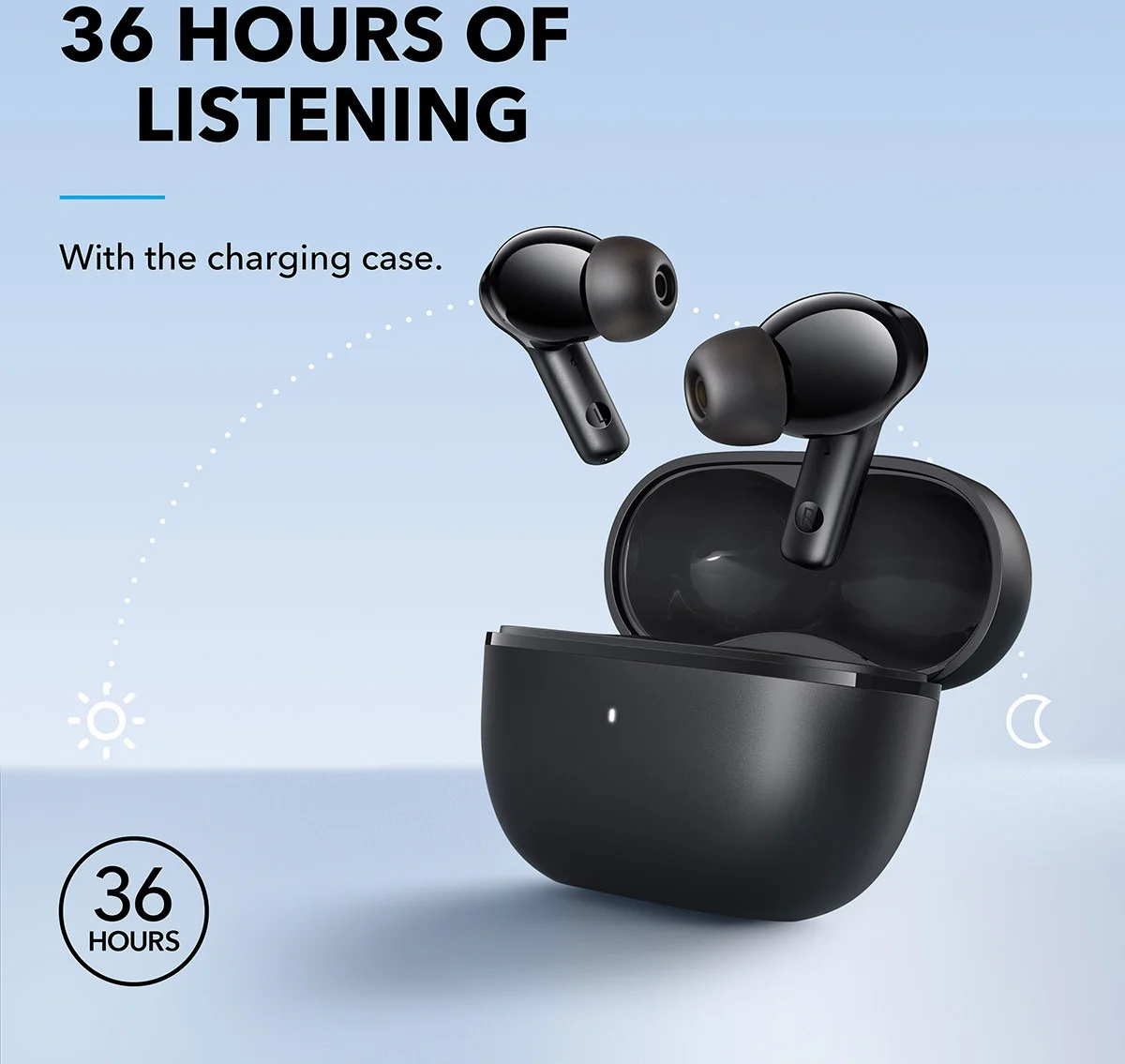 Anker SoundCore Life Note 3i Waterbestendige Hybrid ANC Oortjes Zwart afbeelding 4