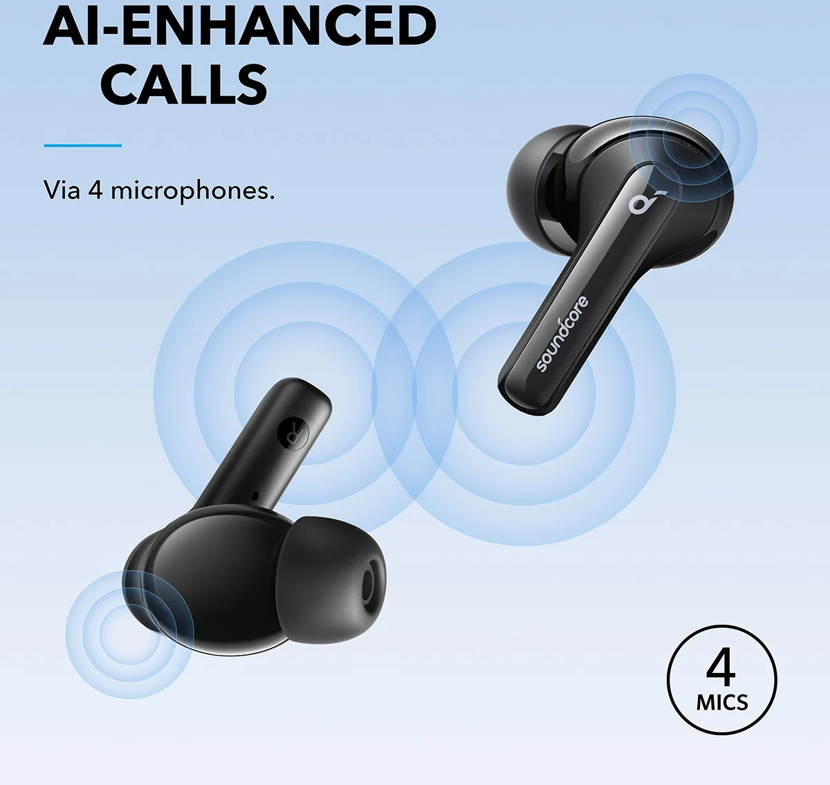 Anker SoundCore Life Note 3i Waterbestendige Hybrid ANC Oortjes Zwart afbeelding 5