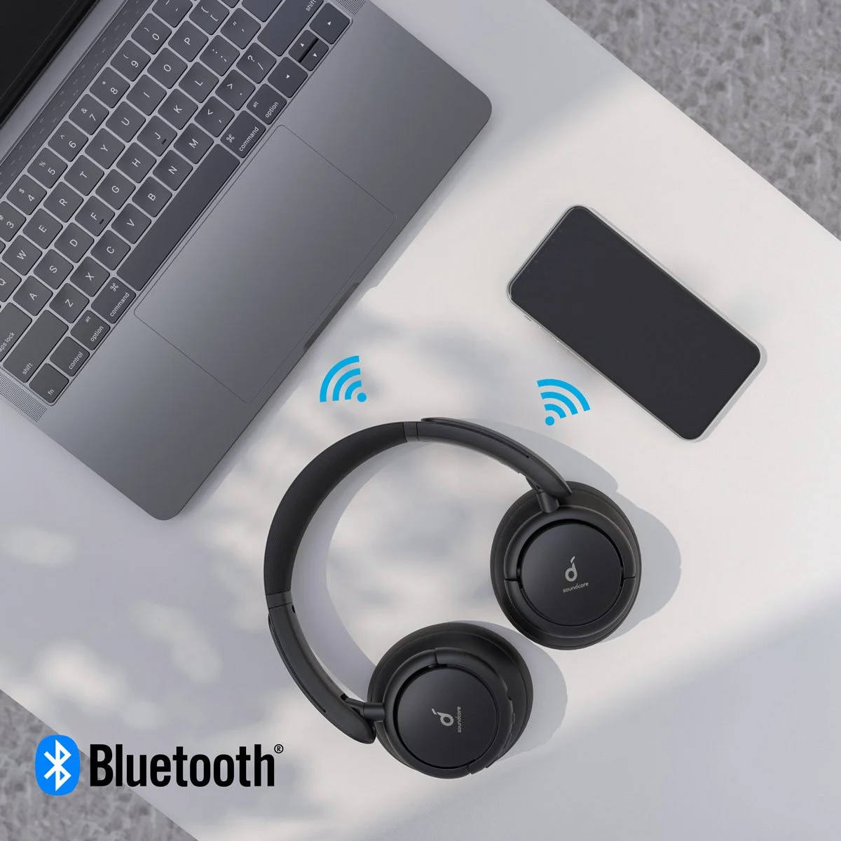 Anker SoundCore Life Tune Draadloze Headset Noise Cancelling Zwart afbeelding 3