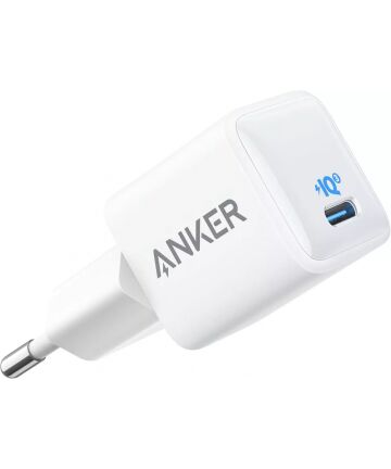 Anker PowerPort III Nano (20W) Fast Charge USB-C Adapter Wit Opladers