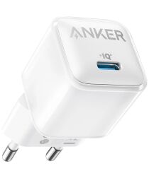 Anker 512 Nano Pro (20W) Fast Charge USB-C Adapter voor iPhones Wit