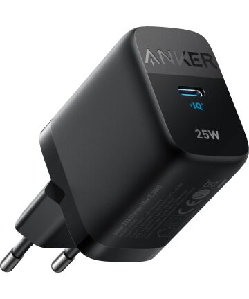 Anker 312 Ace 2 (25W) USB-C Adapter met Super Fast Charge 2.0 Zwart Opladers