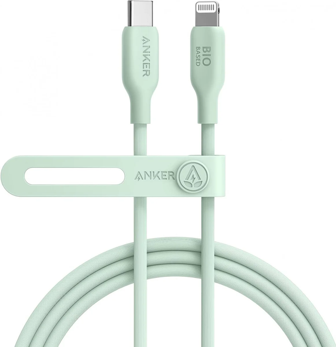 Anker 541 Bio-Based (30W) USB-C naar Apple Lightning Kabel 1.8M Groen afbeelding
