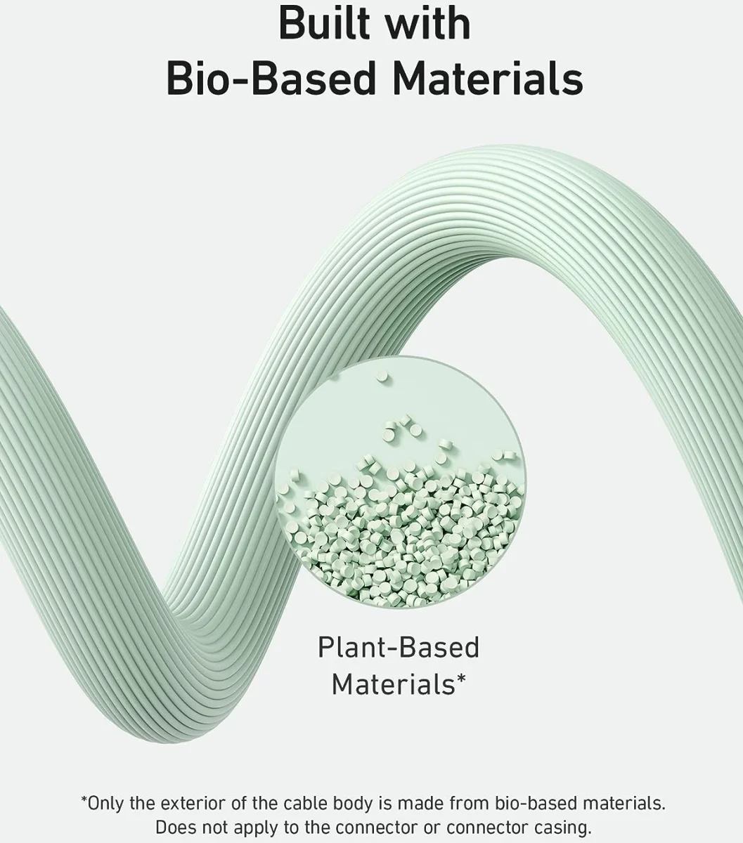 Anker 541 Bio-Based (30W) USB-C naar Apple Lightning Kabel 1.8M Groen afbeelding 5