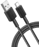 Anker 322 Gevlochten USB-A naar USB-C Kabel 0.9M Zwart
