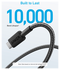 Anker 322 Gevlochten USB-A naar USB-C Kabel 1.8M Zwart afbeelding 5