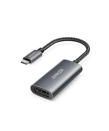 Anker 518 USB-C naar DisplayPort Adapter 8K/60Hz of 4K/144Hz Grijs Kabels