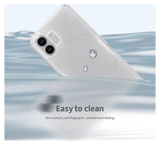 Nillkin Nature Nothing Phone (2) Hoesje TPU Back Cover Wit afbeelding 9
