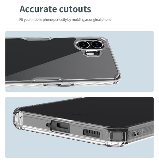 Nillkin Nature Nothing Phone (2) Hoesje TPU Back Cover Wit afbeelding 10