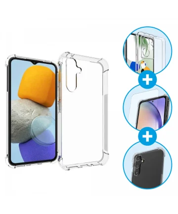 Samsung Galaxy A54 Hoesje + Screen Protector + Camera Protector. Hoesjes