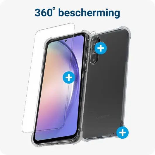 Samsung Galaxy A54 Hoesje + Screen Protector + Camera Protector. afbeelding 3